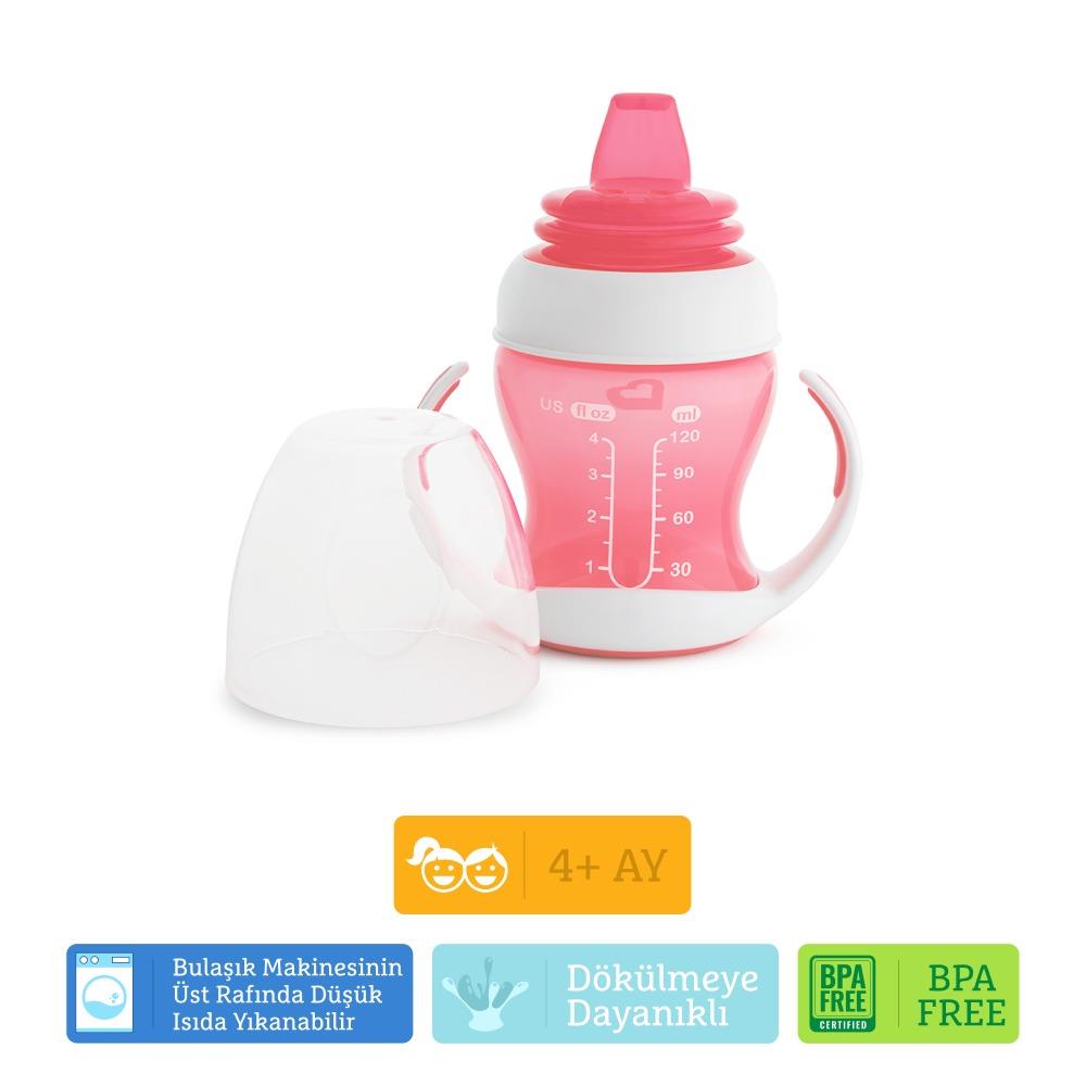 Duyarlı Geçiş Bardağı, 4ay+, 118 ml, Pembe, 1 Adet