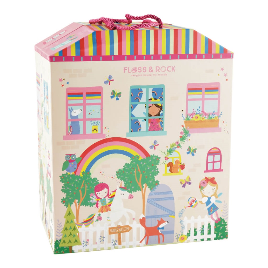 FLOSS & ROCK Ahşap Figürlü Oyun Kutuları / Rainbow 