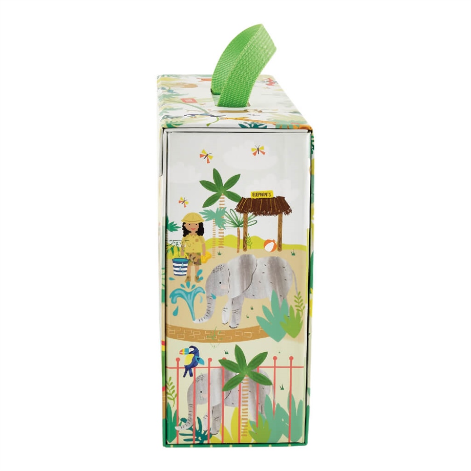 FLOSS & ROCK Ahşap Figürlü Oyun Kutuları / jungle