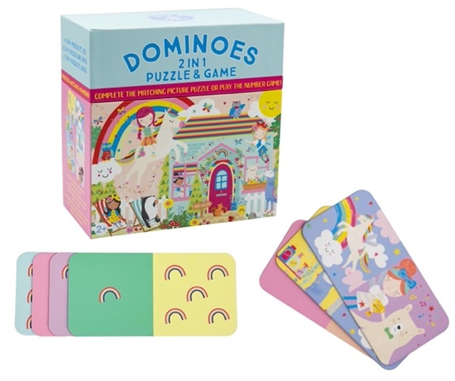 FLOSS & ROCK Çift Taraflı Domino Kartları / Rainbow Fairy *NEW*