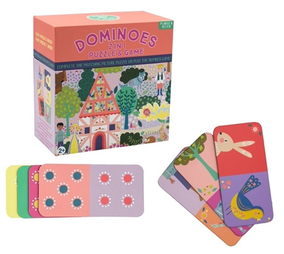 FLOSS & ROCK Çift Taraflı Domino Kartları / Fairy Tale *NEW*