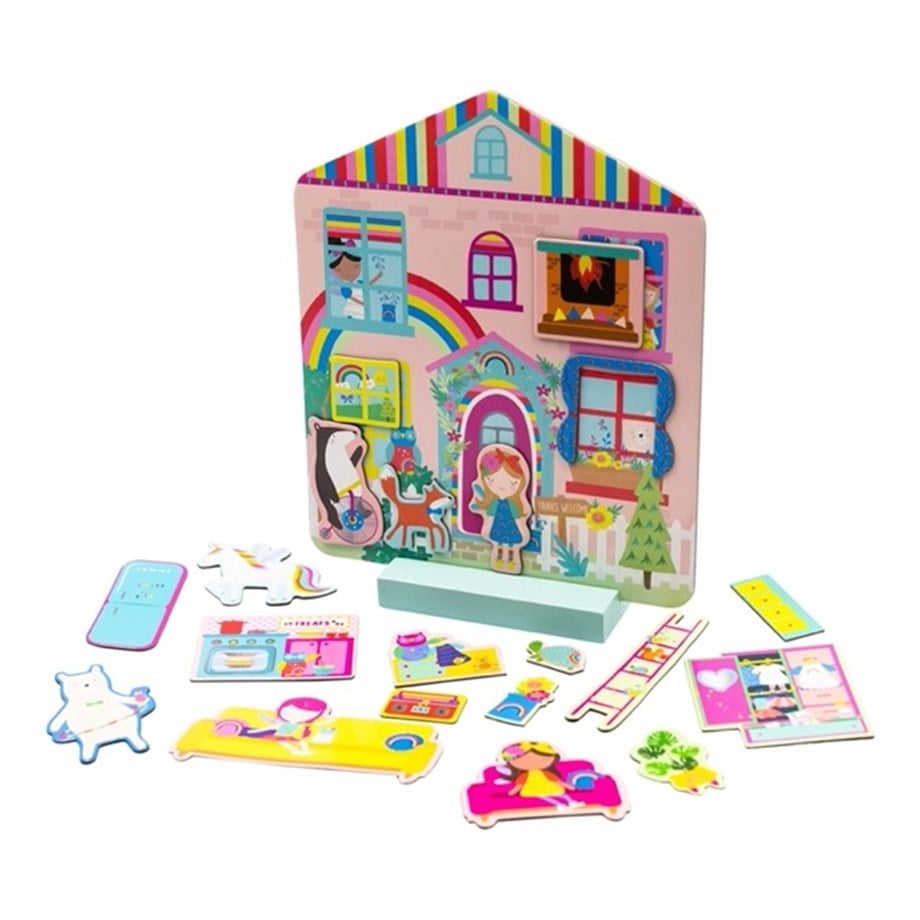 FLOSS & ROCK Mıknatıslı Ev Giydirme Seti / Rainbow Fairy  *NEW*