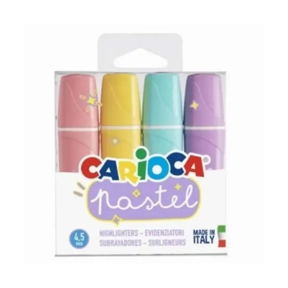 Fosforlu Mini İşaretleme Kalemi 4Lü 4 Renk