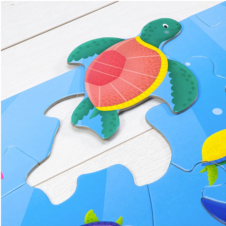 Giant Floor Puzzle Counting Creatures 30 parça 3-6 Yaş