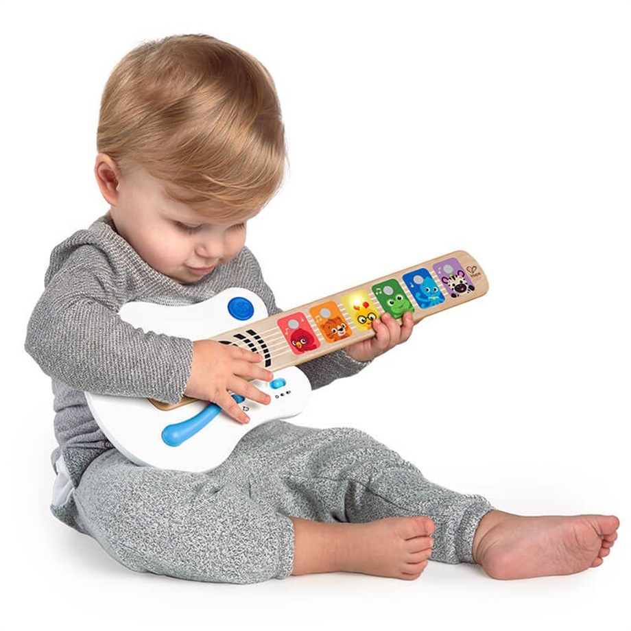 Hape Strum Along Songs Magic Touch - Dokunmatik Ahşap Gitar 