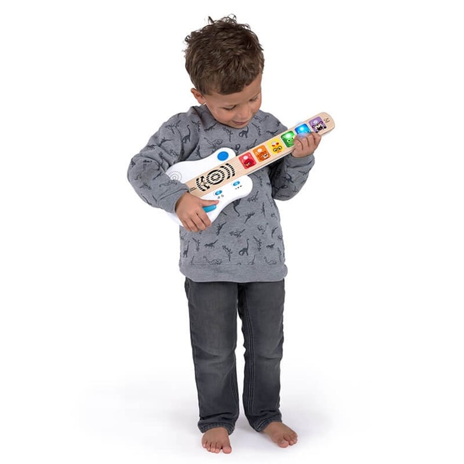 Hape Strum Along Songs Magic Touch - Dokunmatik Ahşap Gitar 
