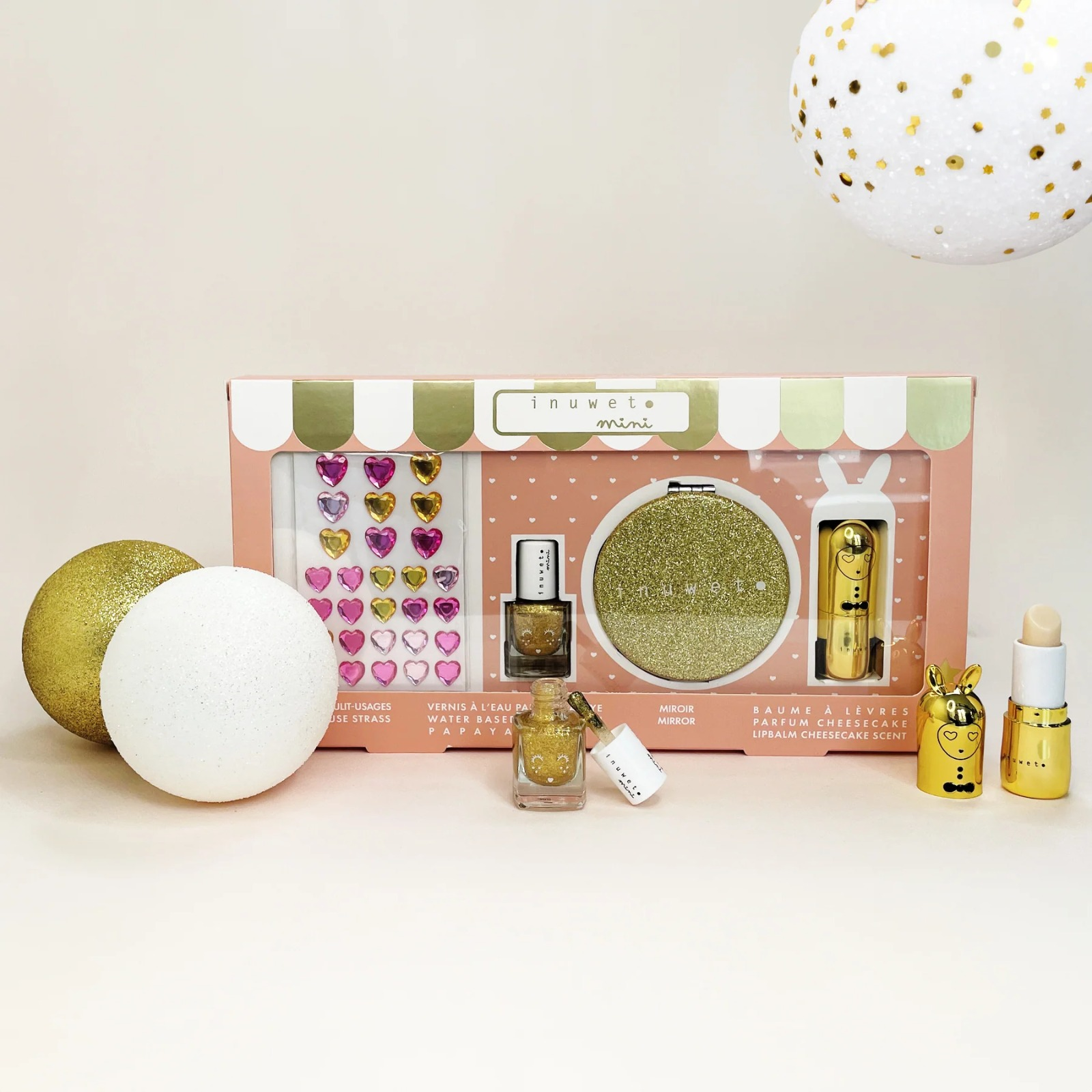 INUWET GLITTER GIRL GOLD KIDS SET