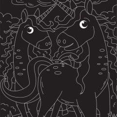 IT - Scratch And Colour Unicorns