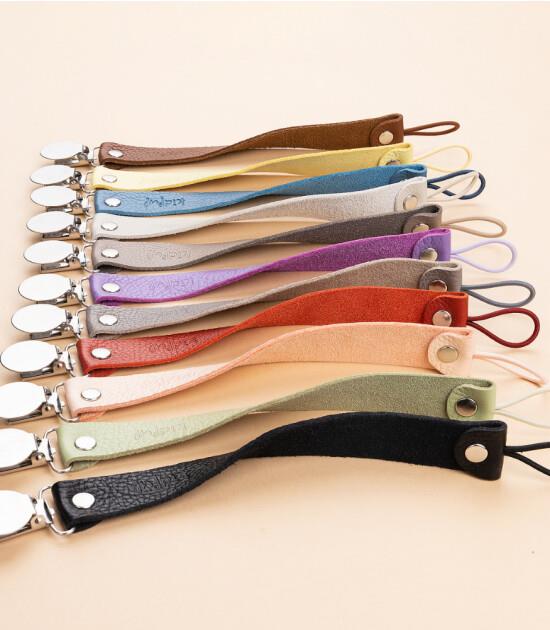 Kidful Bitkisel Boyalı Emzik Askısı- gingerbread