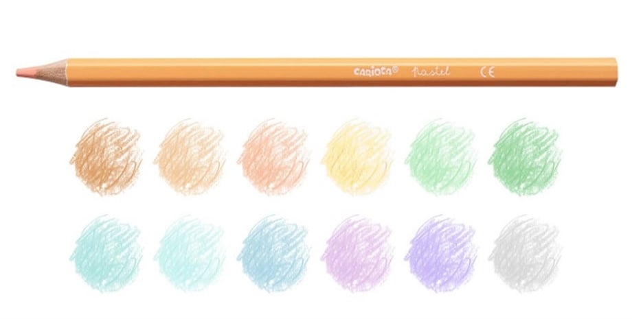 KURU BOYA KALEMİ PASTEL RENKLER 12’Lİ 