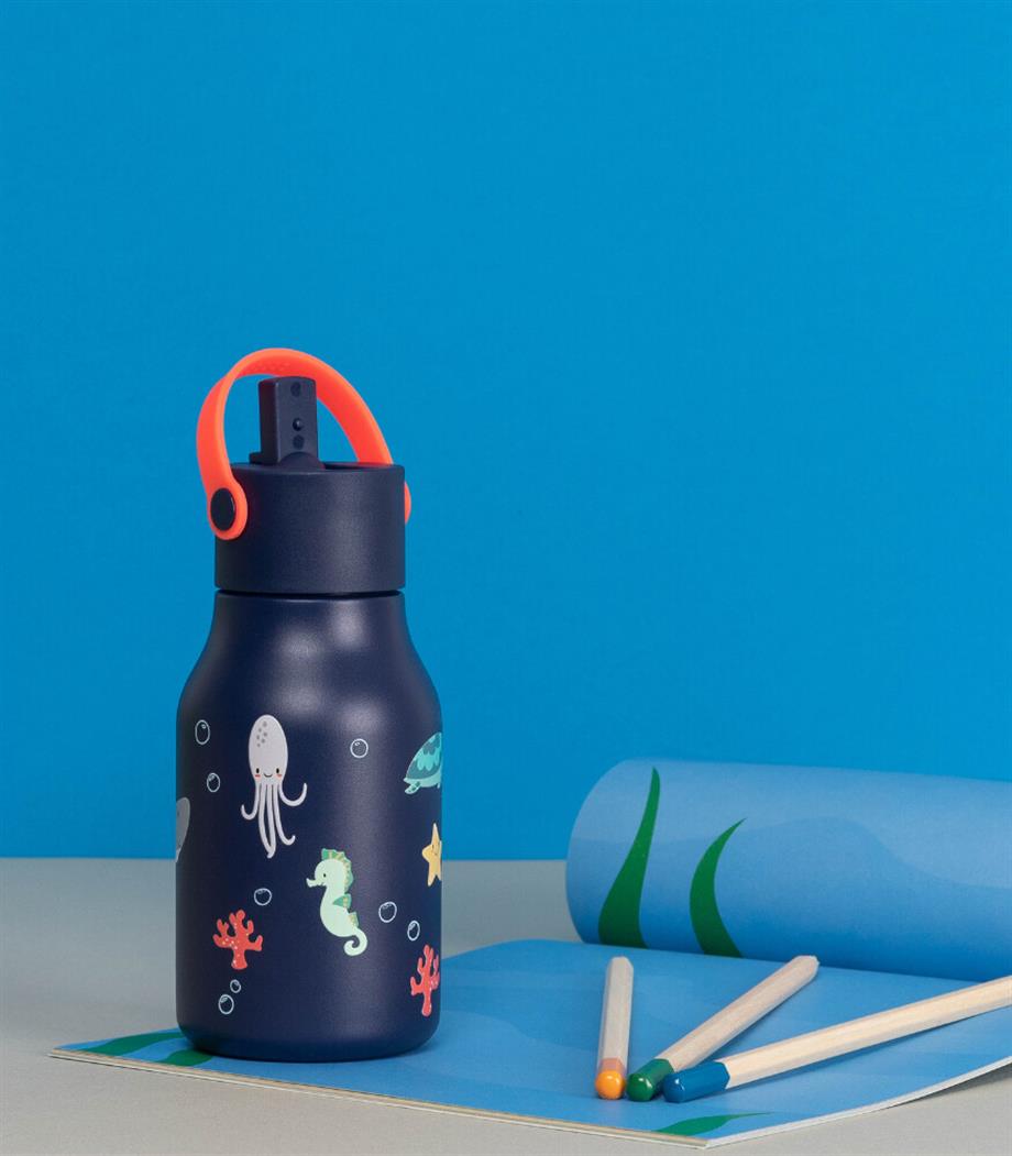 Lund London - Ocean Lıttle Lund Bottle 400Ml - Çocuk Su Şışesı
