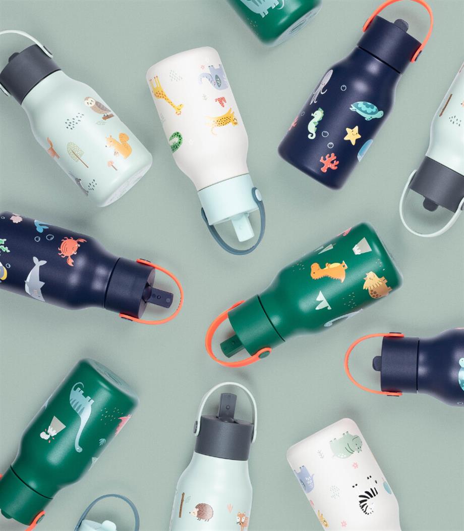Lund London - Ocean Lıttle Lund Bottle 400Ml - Çocuk Su Şışesı