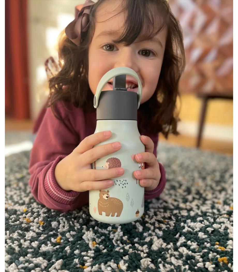 Lund London - Woodland Lıttle Lund Bottle 400Ml - Çocuk Su Şışesı