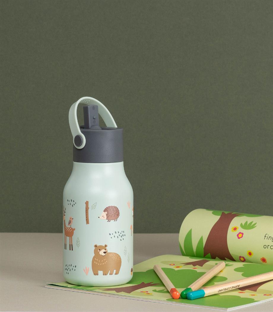 Lund London - Woodland Lıttle Lund Bottle 400Ml - Çocuk Su Şışesı