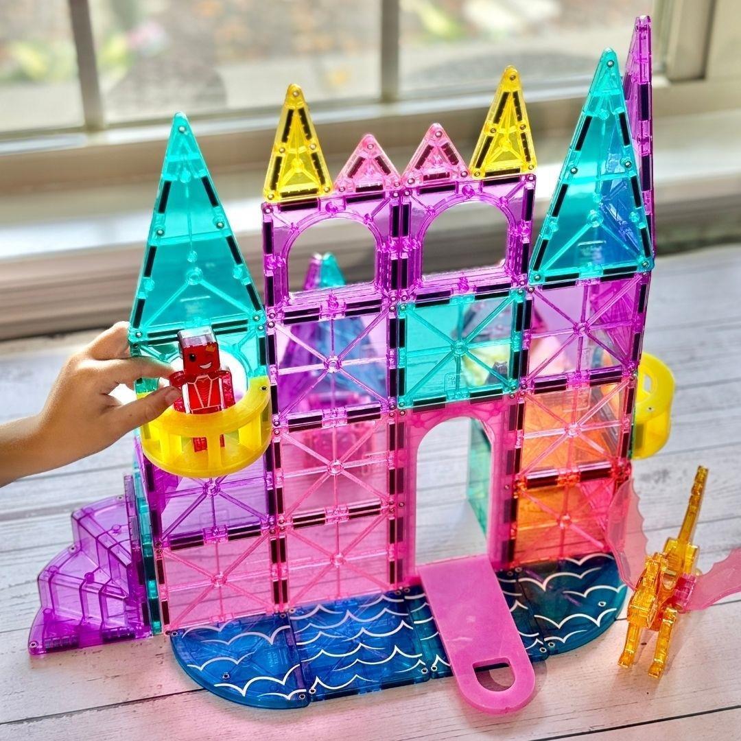 Magna-Tiles Castle DLX  microMAGS Prenses Şatosu 48 Parça