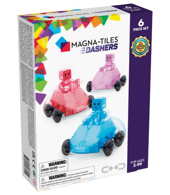 Magna-Tiles - Dashers 6-Piece Set - Hızlı Sürücüler 6 Parça