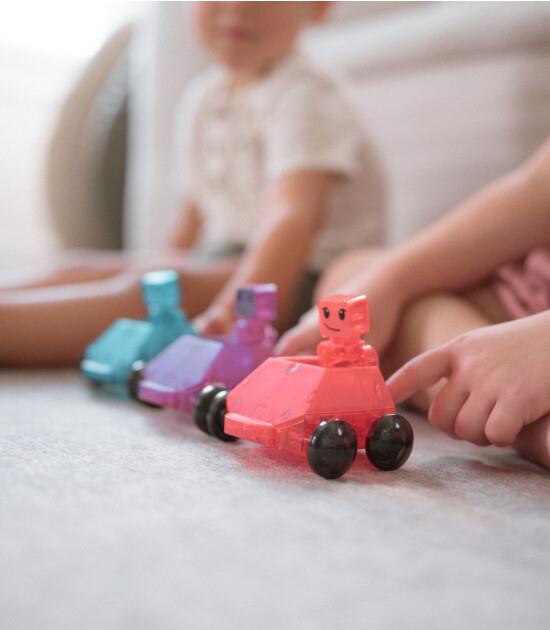 Magna-Tiles - Dashers 6-Piece Set - Hızlı Sürücüler 6 Parça
