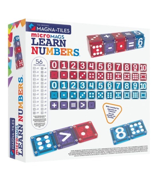 MAGNA-TILES® - Learn Numbers Manyetik Bloklar - 56 Parça