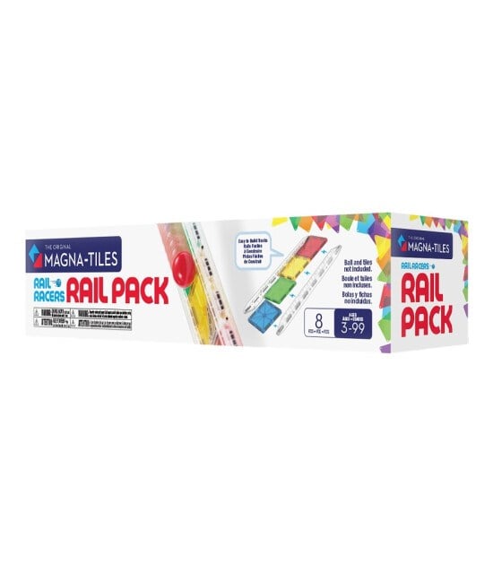 MAGNA-TILES® - Rail Racer Ray Paketi - 8 Parça