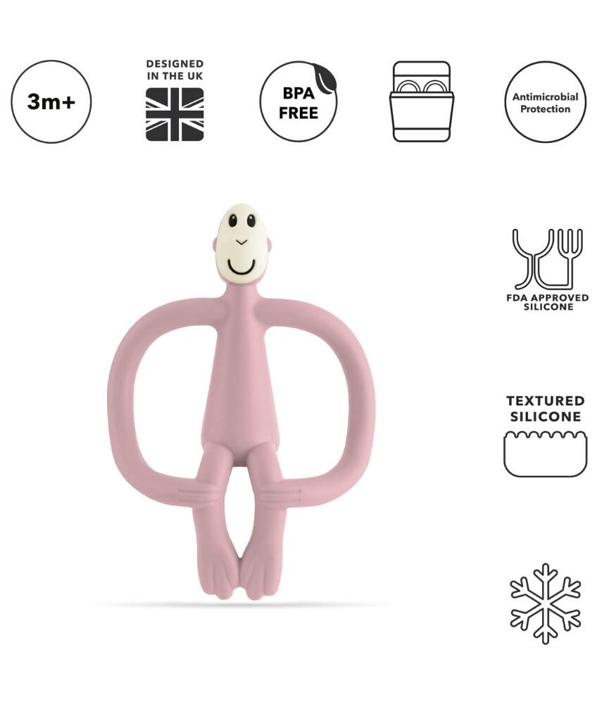 Matchstick Monkey Silkon Dis Kasiyici / Monkey (Pembe)