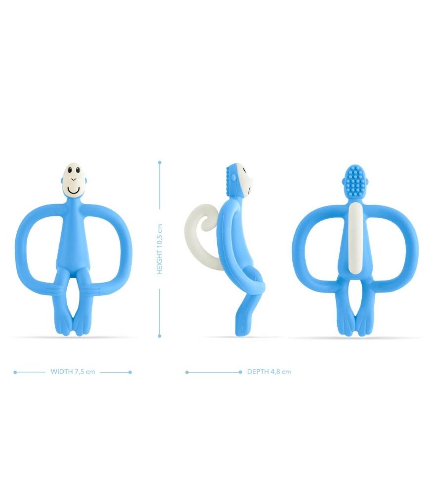Matchstick Monkey Silkon Dis Kasiyici / Monkey (Bebe Mavisi)