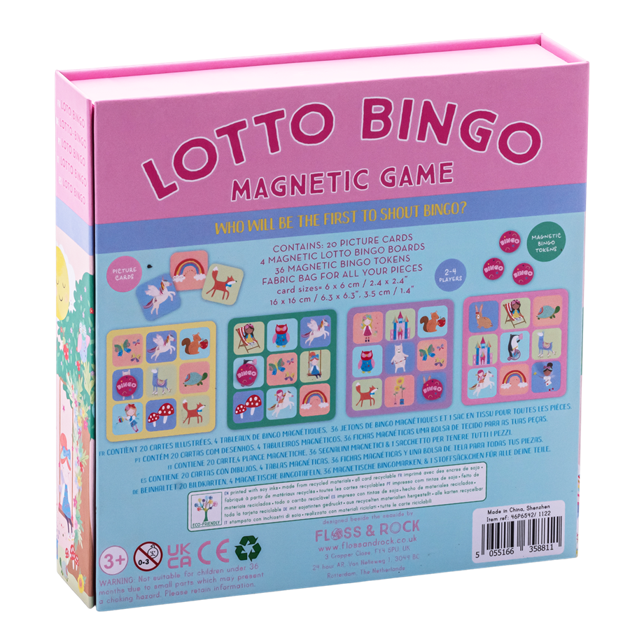 Mıknatıslı Bingo Şans Oyunu / Rainbow Fairy 