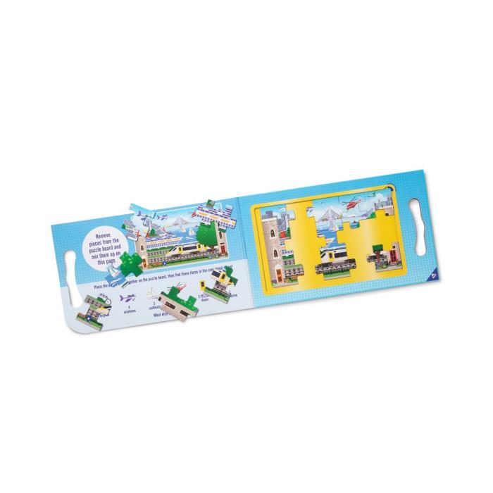 Mıknatıslı Yapboz Seti - 2x15 - Araçlar