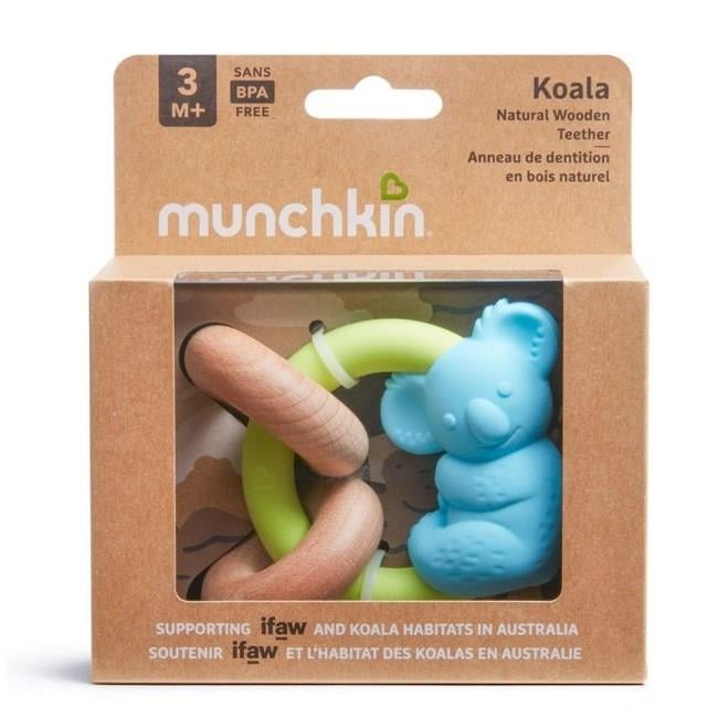Munchkin Koala Doğal Ahşap Diş Kaşıyıcı 3ay+