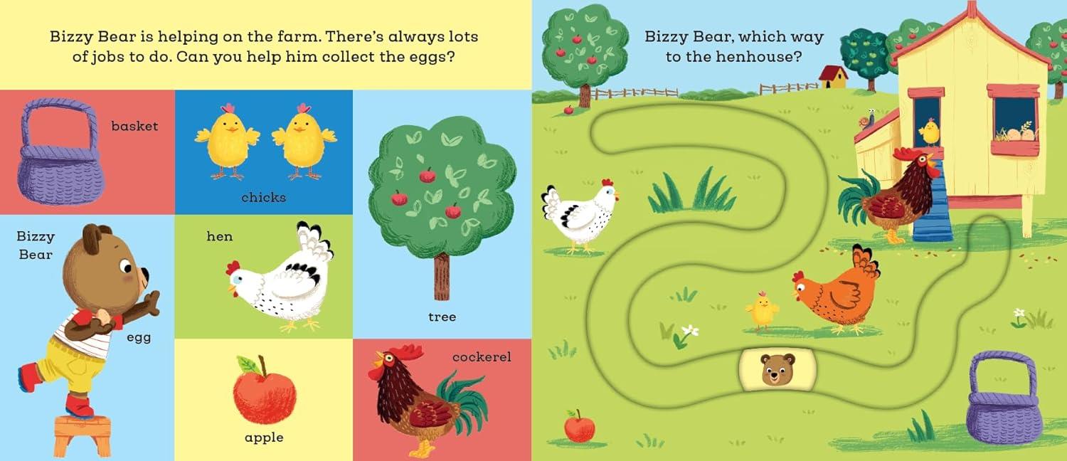 NC - Bizzy Bear: Find and Follow On the Farm