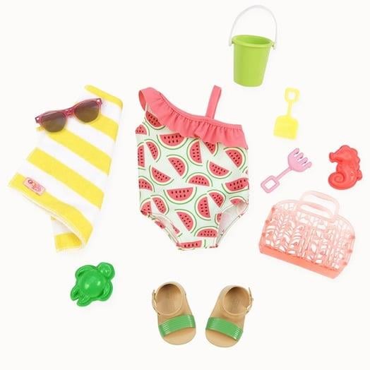 Our Generation Kıyafet - Watermelon Print Swimsuit