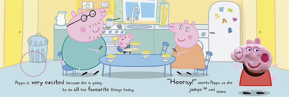 PEPPA PIG: HOORAY SAYS PEPPA FINGER PUP