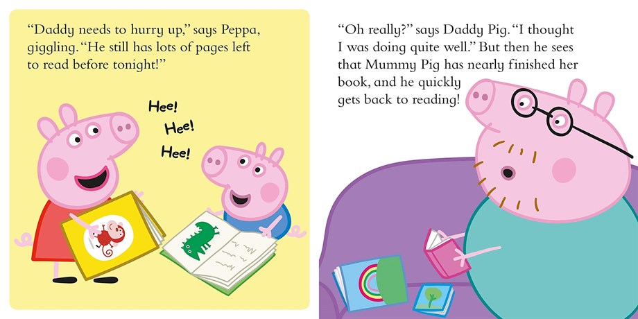 PEPPA PIG - PEPPA LOVES READING