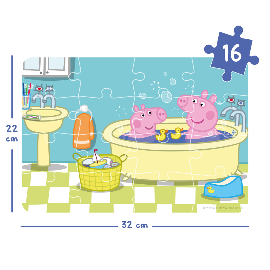 Peppa Pig - Progressive Puzzle: A Happy Day