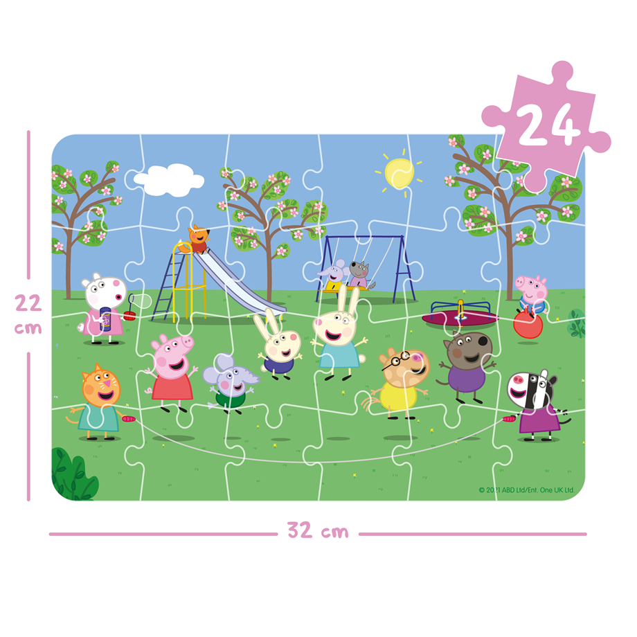 Peppa Pig - Progressive Puzzle: A Happy Day