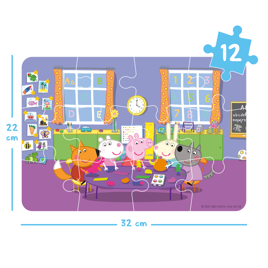 Peppa Pig - Progressive Puzzle: A Happy Day
