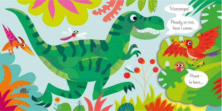PLAY HIDE AND SEEK WITH DINOSAUR