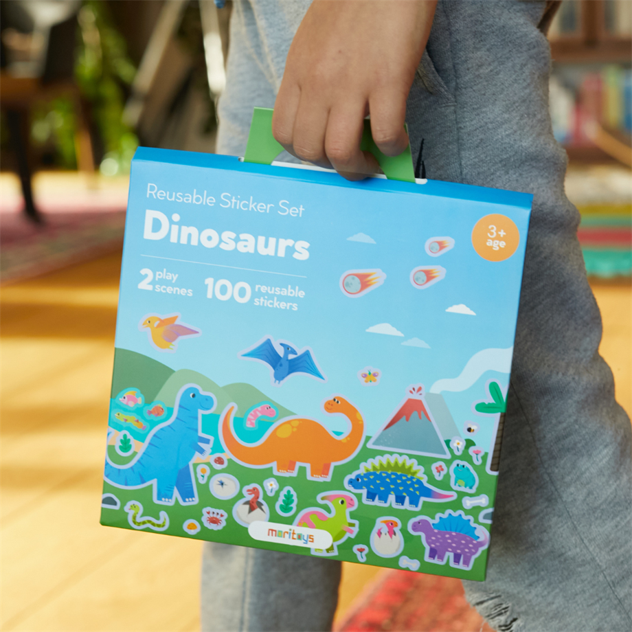 Reusable Sticker Set: Dinosaur
