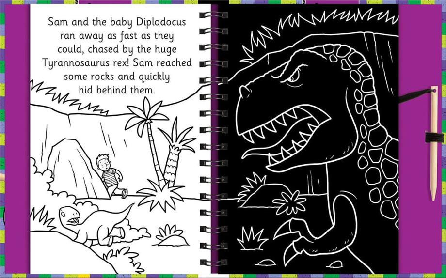 Scratch and Draw Dinosaurs