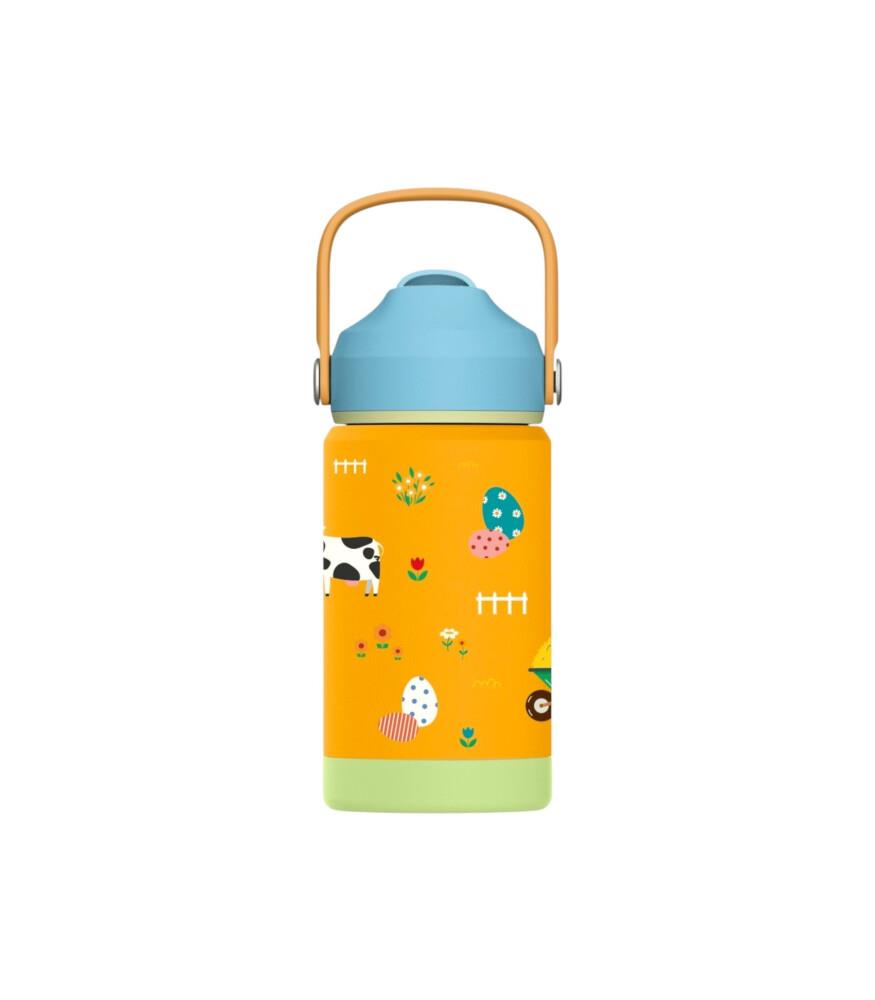 SipnJoy - FlipSip Çocuk Su Termosu | 360 ml - Farmyard Fun