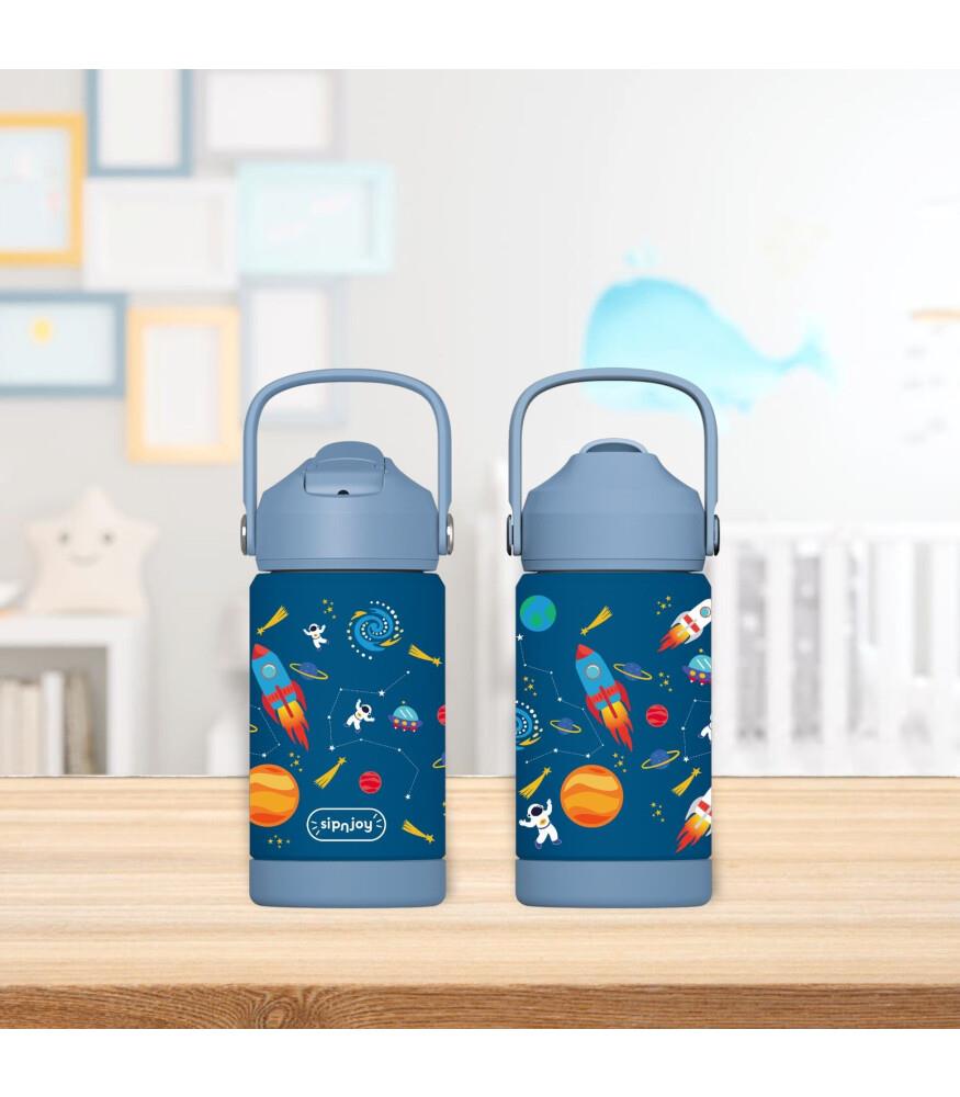 SipnJoy - FlipSip Çocuk Su Termosu | 360 ml - Star Explorer