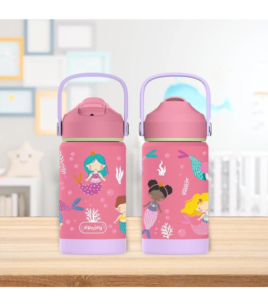 SipnJoy - FlipSip Çocuk Su Termosu | 360 ml - Mermaid Dream