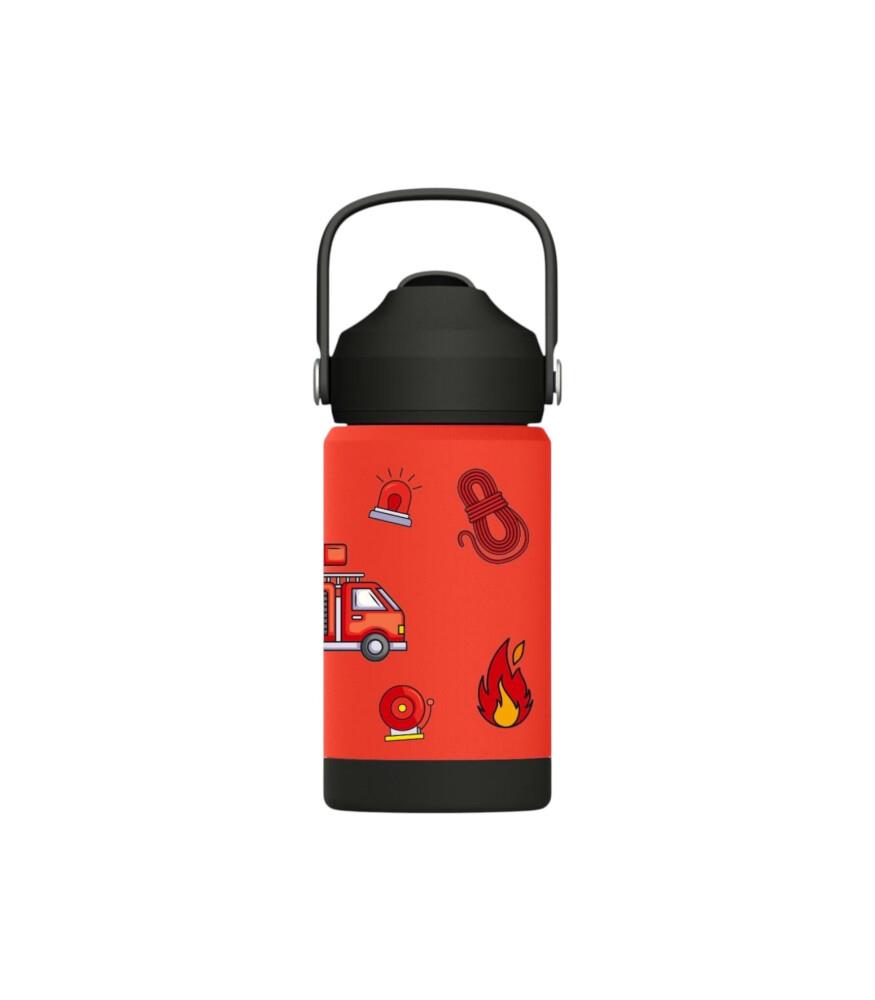 SipnJoy - FlipSip Çocuk Su Termosu | 360 ml - Firefighter Buddy