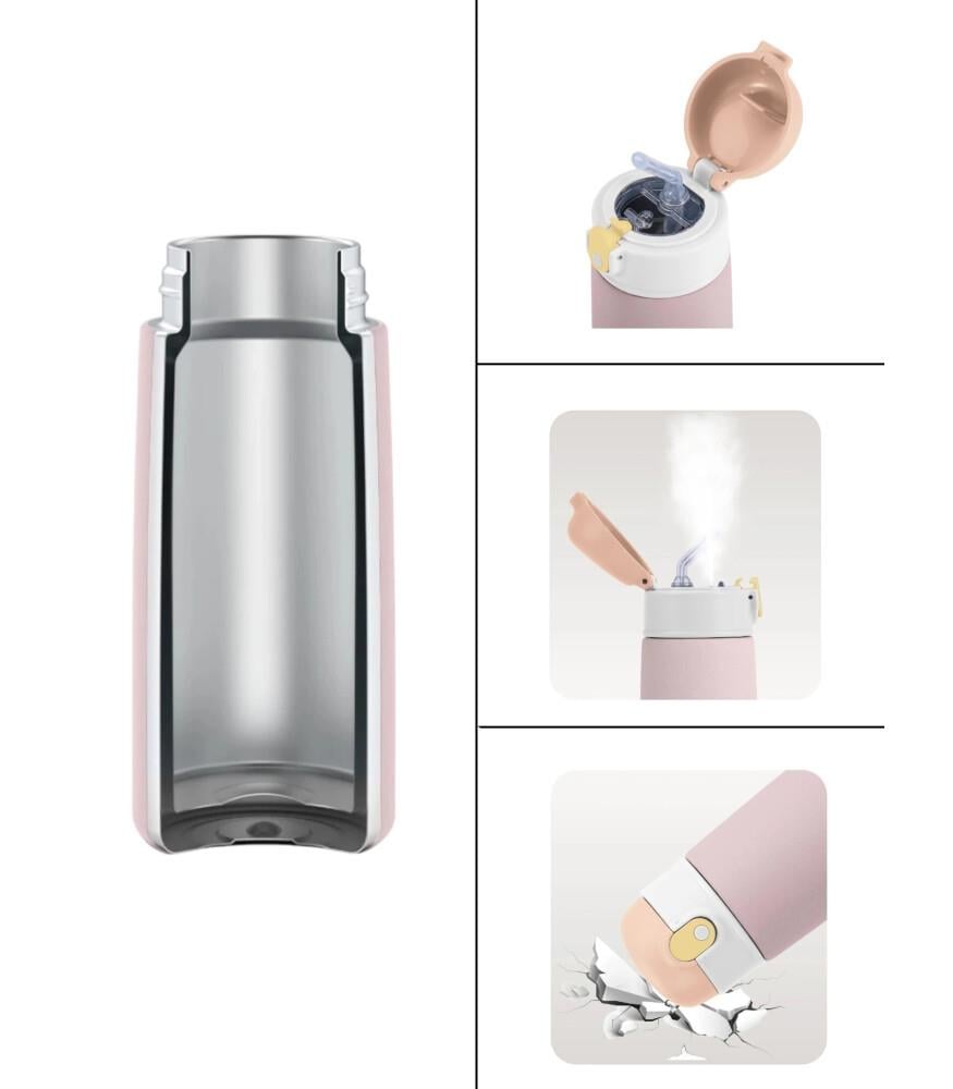 SipnJoy - SipSquad Çocuk Su Termosu | 480 ml - Turtle Voyage