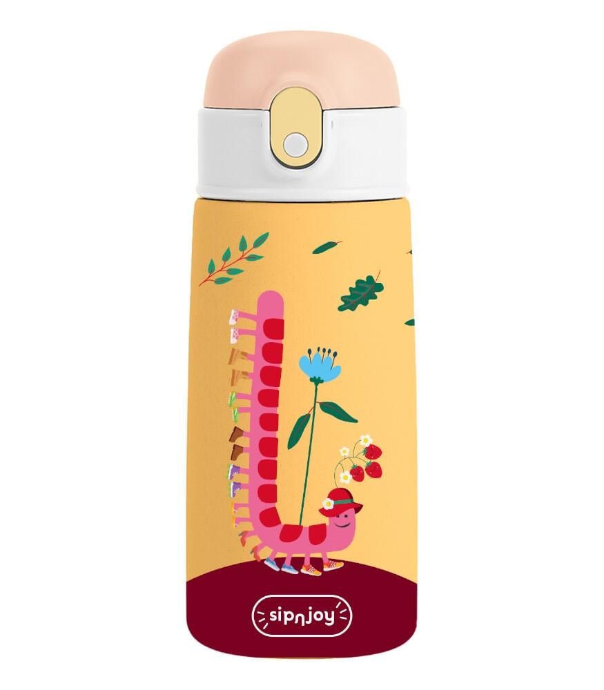 SipnJoy - SipSquad Çocuk Su Termosu | 480 ml - Twisty Joy