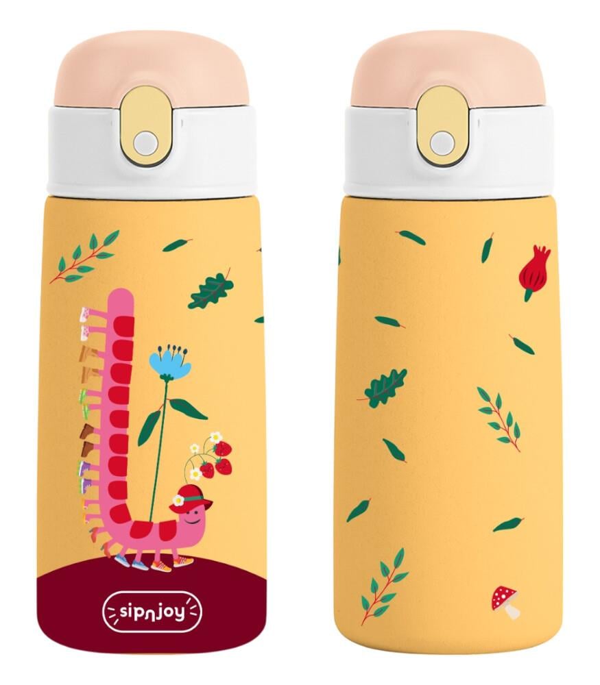 SipnJoy - SipSquad Çocuk Su Termosu | 480 ml - Twisty Joy