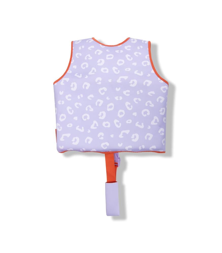 Swim Essentials Leopard Lila Köpük Dolgulu Yüzme Yeleği 3-6 Yaş