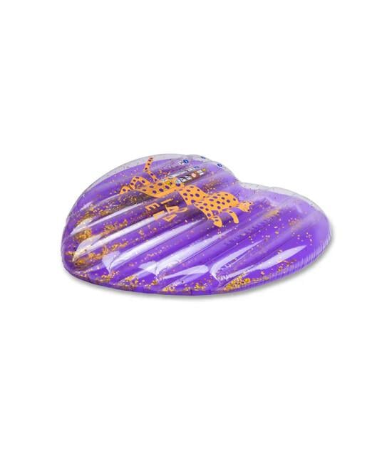Swim Essentials Leopard Lila Şişme Deniz ve Havuz Yatağı 150cm