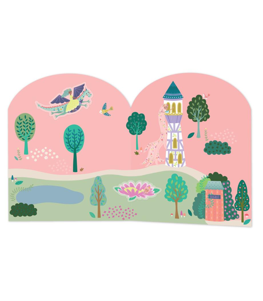 Tak Çıkart Sticker Oyun Sahnesi/ Fairy Tale 