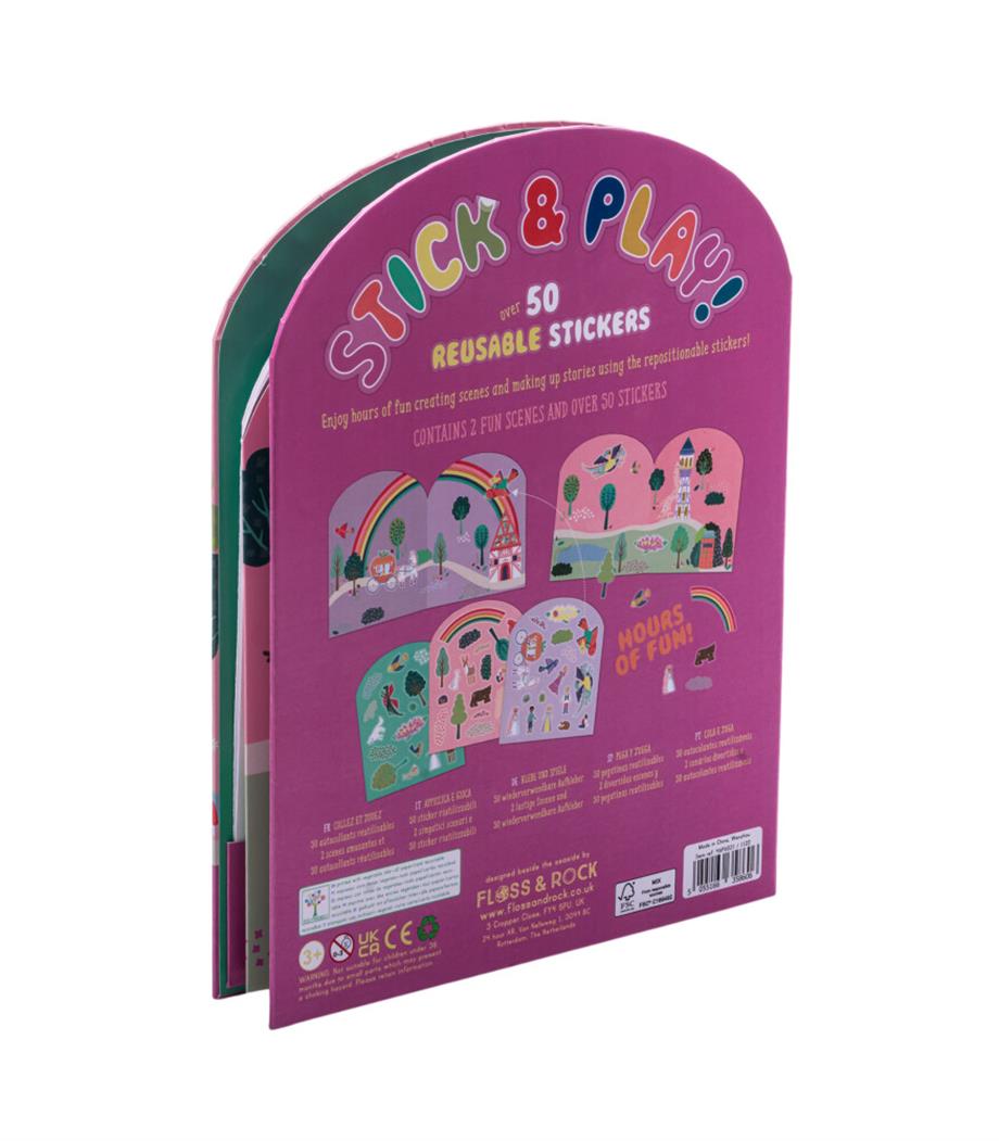 Tak Çıkart Sticker Oyun Sahnesi/ Fairy Tale 