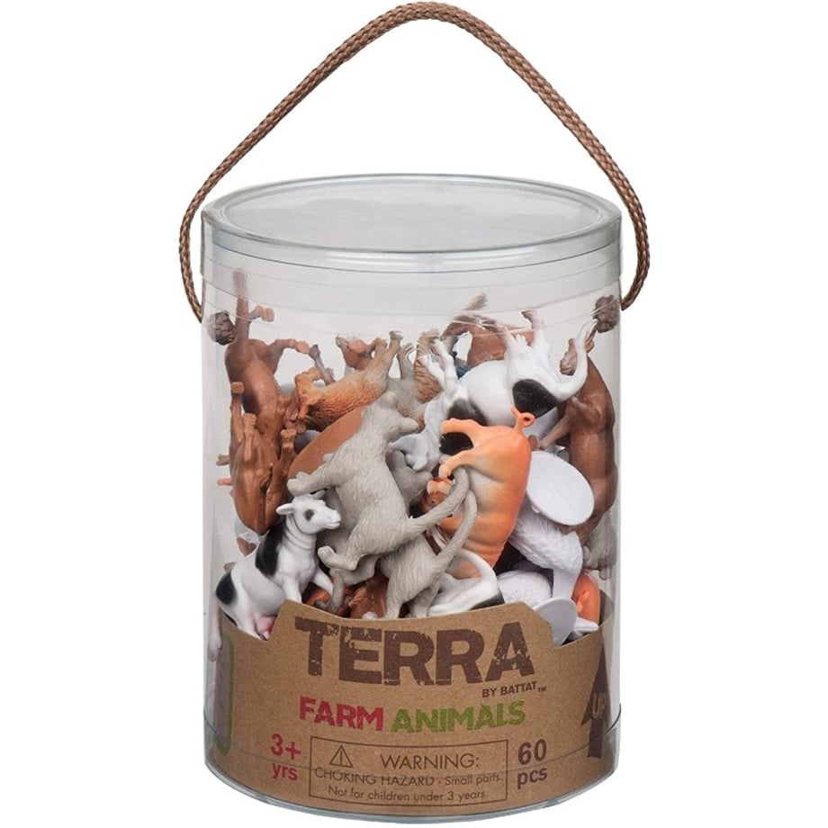 Terra 60 Parça Küçük Oyun Seti - Çiftlik 